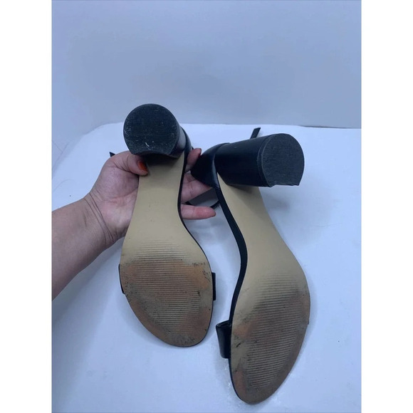 Nine West Sandy Women’ Block Herl Sandal 3” Size 8.5 m - Picture 5 of 6